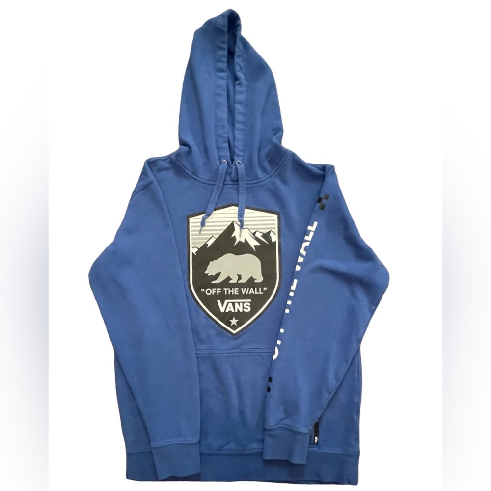 Blue Vans Winter Hoodie Sweatshirt